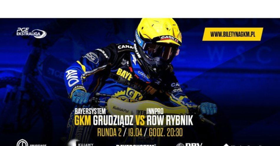 zdjęcie: W Wielką Sobotę mecz BAYERSYSTEM GKM vs INNPRO ROW Rybnik / fot. UM Grudziądz