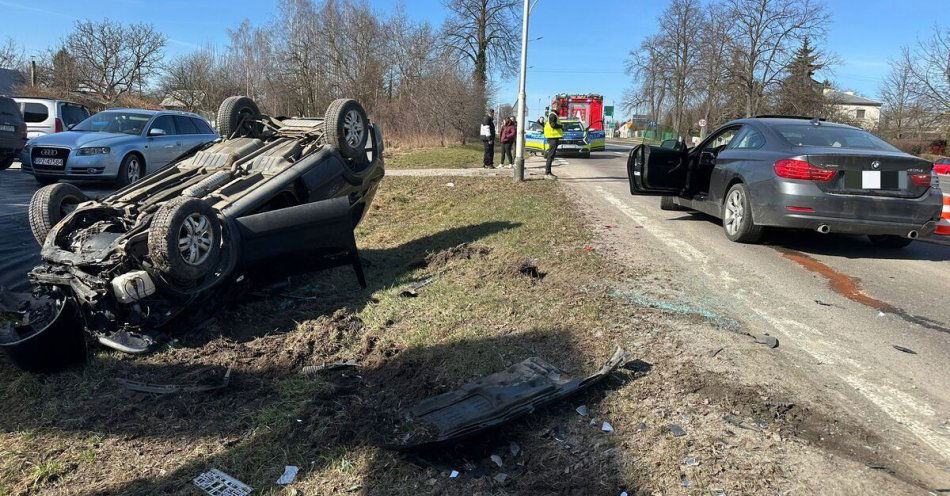 zdjęcie: Groźne zderzenie na ul. Łańcuckiej w Przeworsku / fot. KPP w Przeworsku KPP Przeworsk