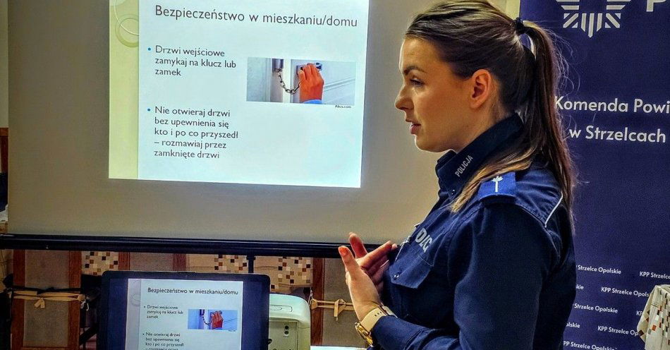 zdjęcie: Policjanci bliżej seniorów / fot. KPP Strzelce Opolskie