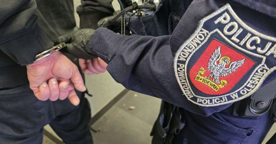 zdjęcie: Areszt dla 43 latka z Oleśnicy za znęcanie nad rodziną / fot. KPP w Oleśnicy