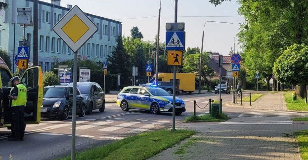 Potrącenie rowerzystki na przejeździe