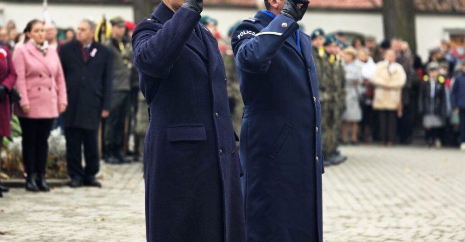 zdjęcie: Łańcut pamiętał o 107. rocznicy Niepodległości / fot. KPP w Łańcucie