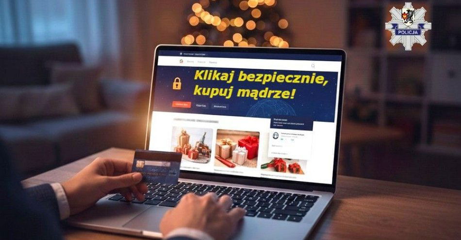 zdjęcie: Uwaga na świąteczne oszustwa internetowe sprawdź jak się chronić / fot. KPP w Starogardzie Gdańskim