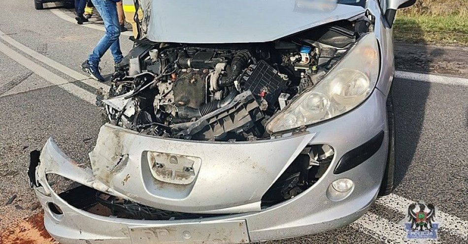 zdjęcie: Kolizja między Czarnym Borem a Boguszowem Gorcami, mandat 1,5 tys. / fot. KMP w Wałbrzychu