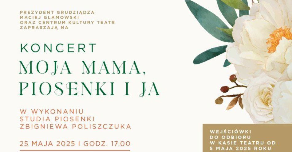zdjęcie: Koncert z okazji Dnia Matki / fot. UM Grudziądz