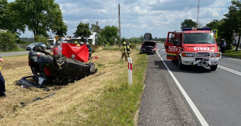 zdjęcie: Spowodował kolizję mając sądowy zakaz / fot. KPP w Wieruszowie