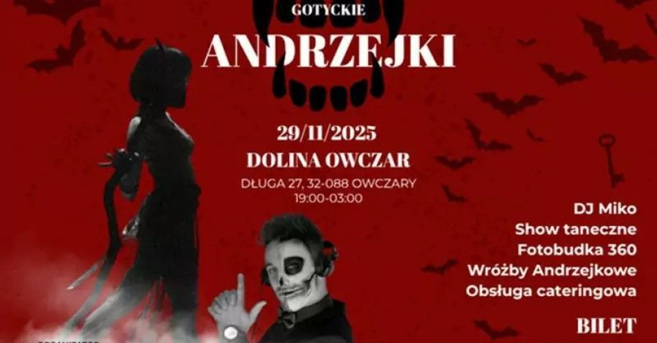 zdjęcie: Andrzejki w stylu dark glam / kupbilecik24.pl / Andrzejki w stylu dark glam