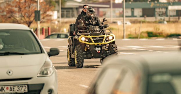 Policyjny pościg za uciekającym 30-latkiem na quadzie