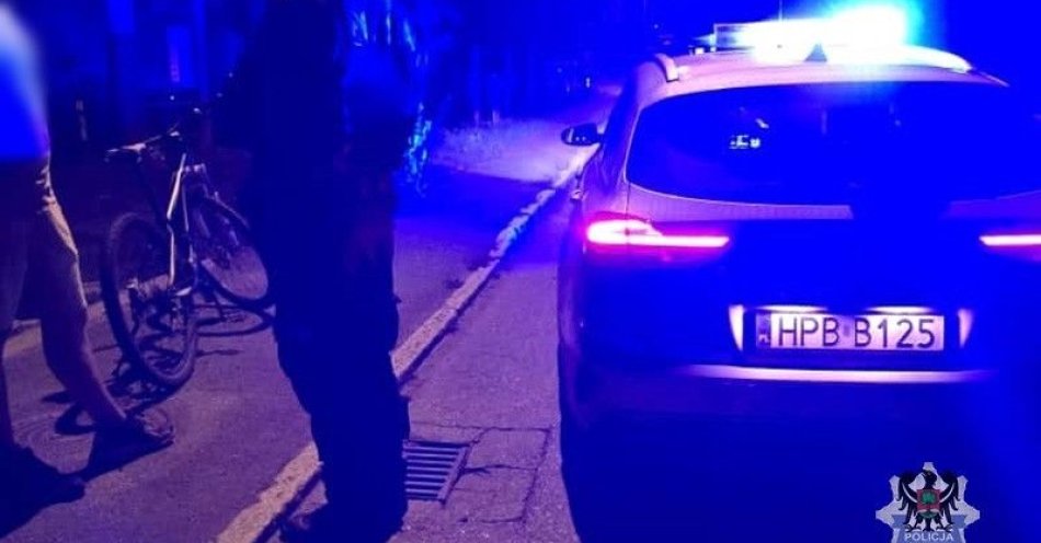 zdjęcie: Rowerzysta z ponad promilem alkoholu ukarany mandatem 2,5 tys. zł / fot. KMP w Wałbrzychu