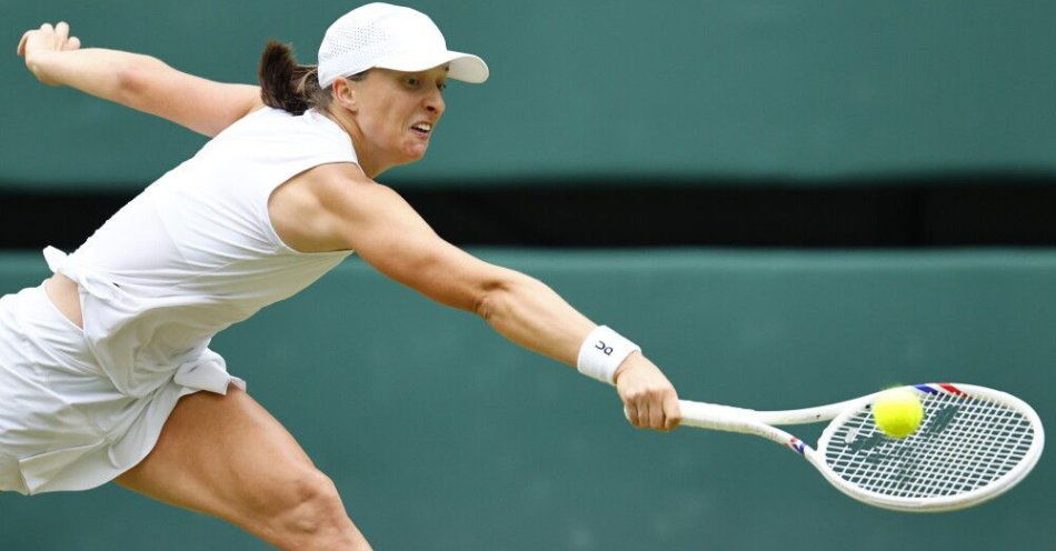 zdjęcie: Iga Świątek awansowała do ćwierćfinału Wimbledonu / fot. PAP