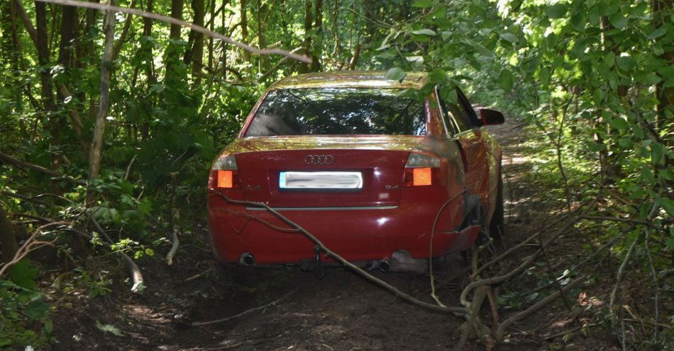 zdjęcie: Nietrzeźwy kierowca audi spowodował kolizję i uciekł z miejsca zdarzenia. Trafił do policyjnego aresztu / fot. KPP w Mławie