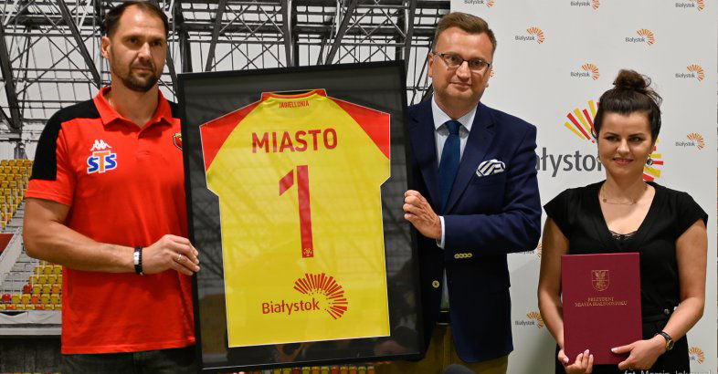 zdjęcie: Współpraca Jagiellonii i Miasta Białystok / fot. nadeslane