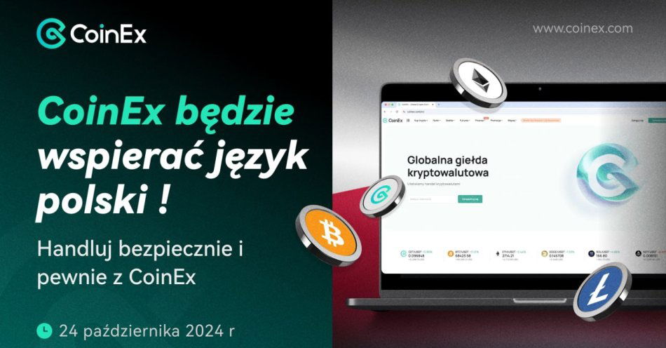 zdjęcie: CoinEx uruchamia wsparcie w języku polskim: nowa era handlu kryptowalutami w Polsce / CoinEx