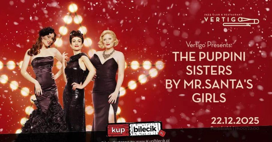 zdjęcie: Vertigo Presents: The Puppini Sisters by Mr. Santa's Girls / kupbilecik24.pl / Vertigo Presents: The Puppini Sisters by Mr. Santa\'s Girls