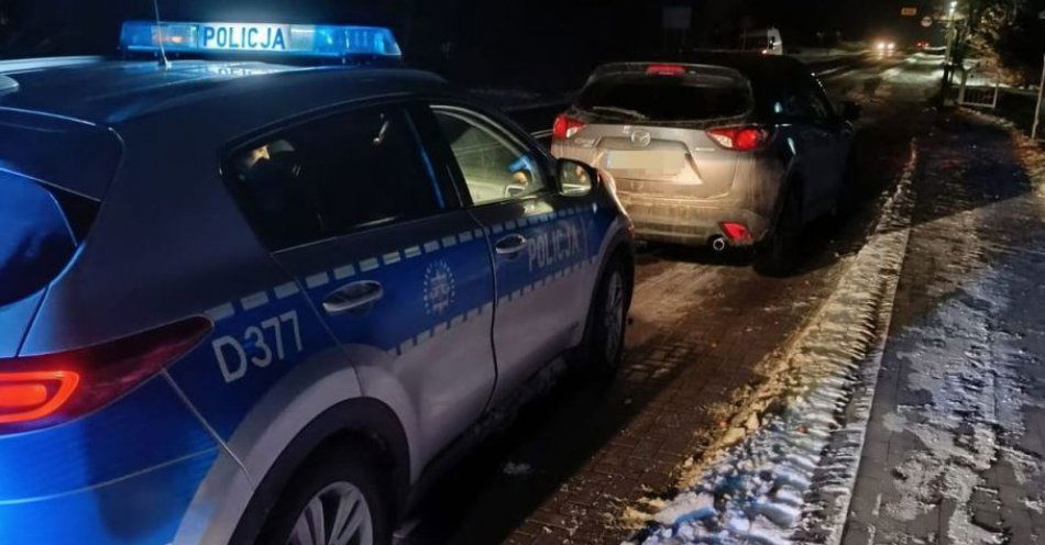zdjęcie: Potrącenie pieszego w Sadurkach / fot. KPP Puławy