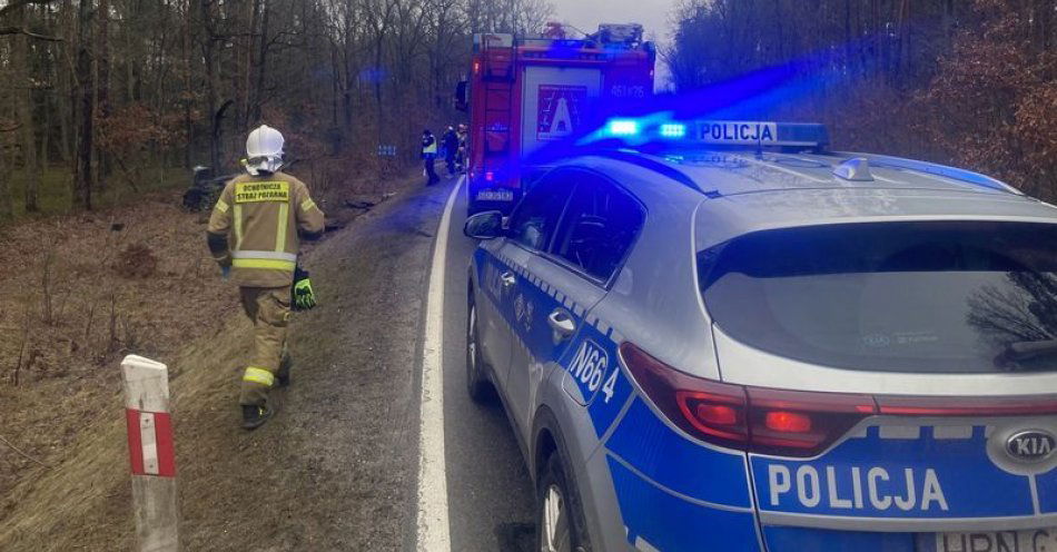 zdjęcie: Stracił panowanie nad pojazdem i dachował / fot. KPP w Kwidzynie