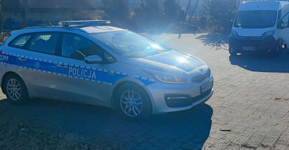 zdjęcie: Kierowca dostawczaka okazał się być poszukiwany i nie miał prawa jazdy / fot. KPP Puławy