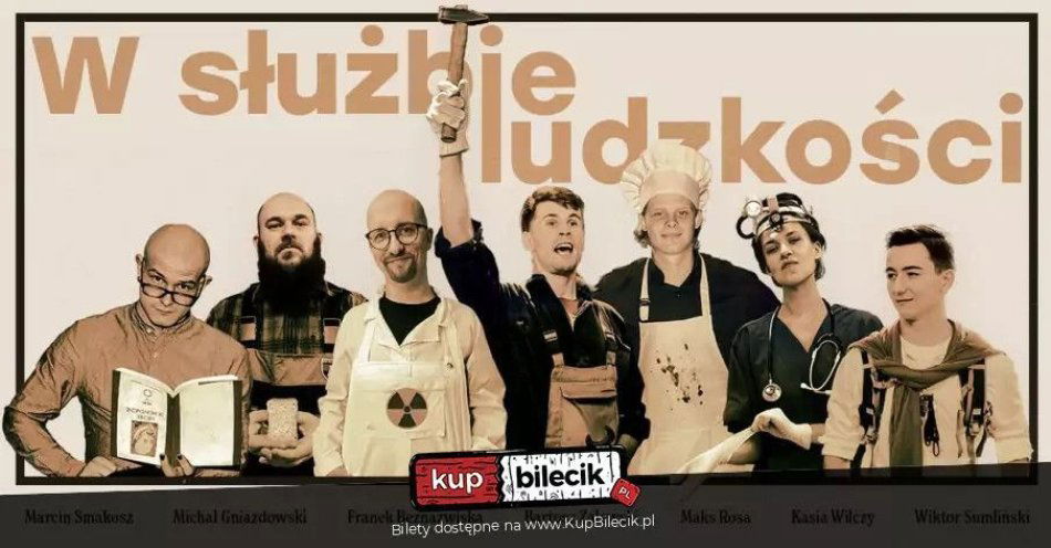 zdjęcie: Warszawa Panel Show W służbie ludzkości Vol. 5 / prowadzi: Bartosz Zalewski / kupbilecik24.pl / Warszawa / Panel Show /
