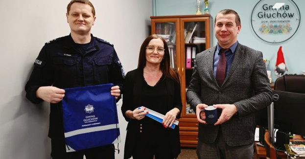 Gmina Głuchów przekazała materiały profilaktyczno-promocyjne