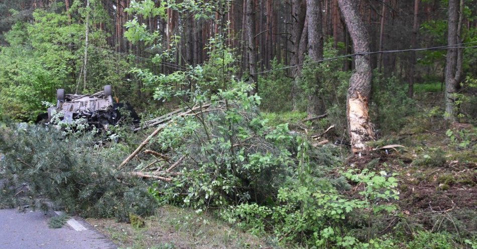 zdjęcie: Tragiczny wypadek w Zabielu / fot. KPP Łuków