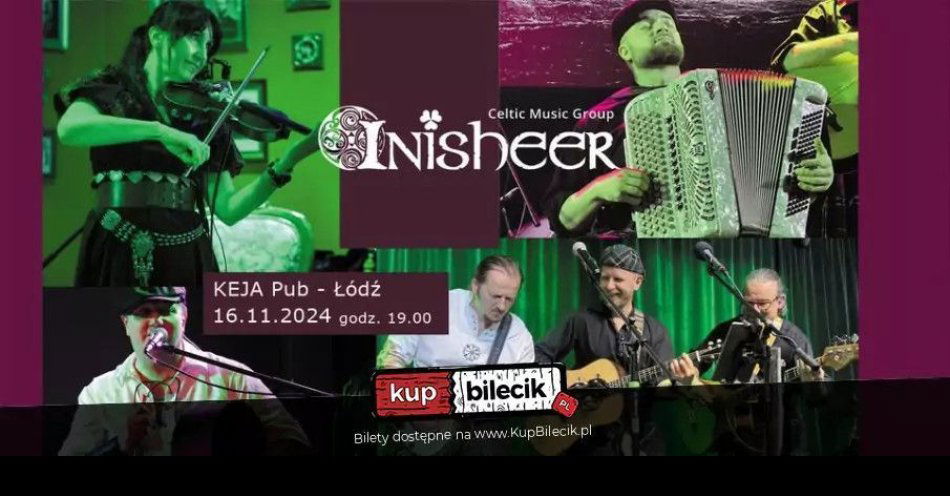 zdjęcie: INISHEER w KEJA Pub - koncert (muzyka irlandzka, szkocka z nutką żeglarską) / kupbilecik24.pl / INISHEER w KEJA Pub - koncert (muzyka irlandzka, szkocka z nutką żeglarską)