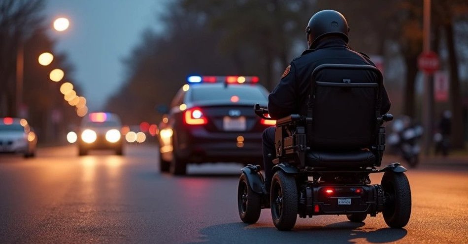 zdjęcie: Policjanci uratowali mieszkańca Mikstatu po awarii wózka / TM/ przykładowa ilustracja