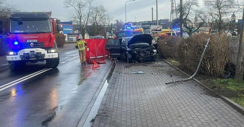 zdjęcie: Śmiertelny wypadek na Chocianowskiej w Polkowicach / fot. KPP w Polkowicach