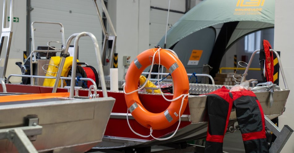 zdjęcie: Nowy magazyn ze sprzętem dla ochrony ludności oraz obrony cywilnej w Grudziądzu / fot. nadesłane