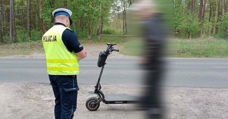 zdjęcie: Hulajnogi elektryczne - przypominamy podstawowe przepisy i zasady użytkowania / fot. KPP w Nowym Dworze Gdańskim
