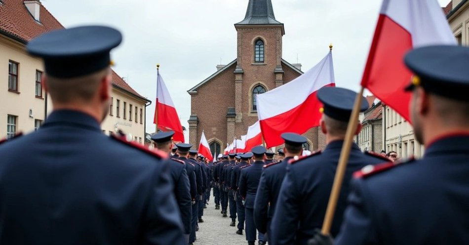 zdjęcie: Policjanci i mieszkańcy uczcili 107. rocznicę Niepodległości / TM/ przykładowa ilustracja