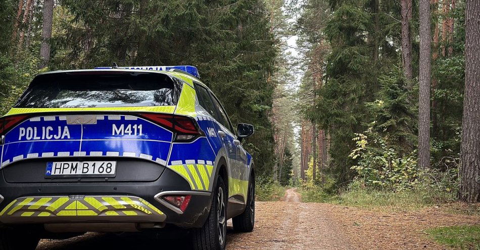 zdjęcie: Twierdził, że zgubił się na grzybach - chciał, aby policjanci odwieźli go do domu / fot. KPP Augustów