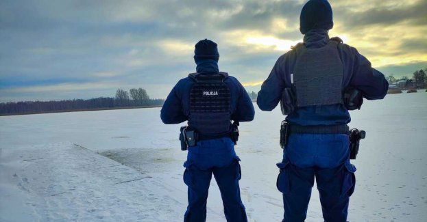 Uważaj! wejście na lód może być śmiertelnie niebezpieczne
