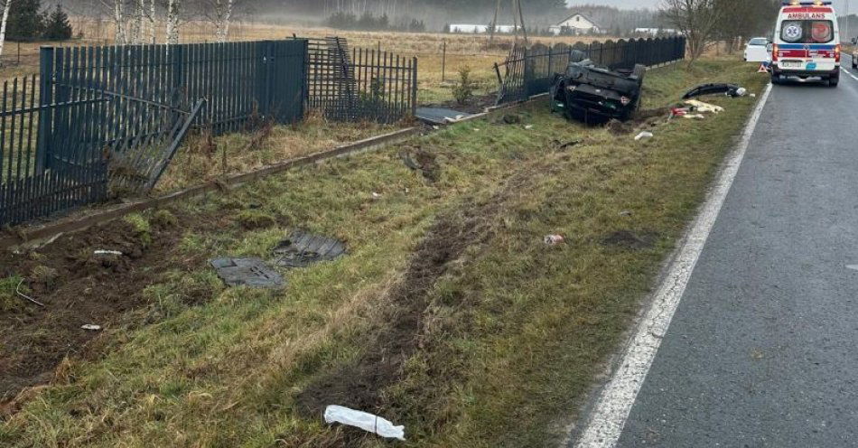 zdjęcie: Zmienne warunki drogowe. Policja apeluje o ostrożność / fot. KPP w Wołowie