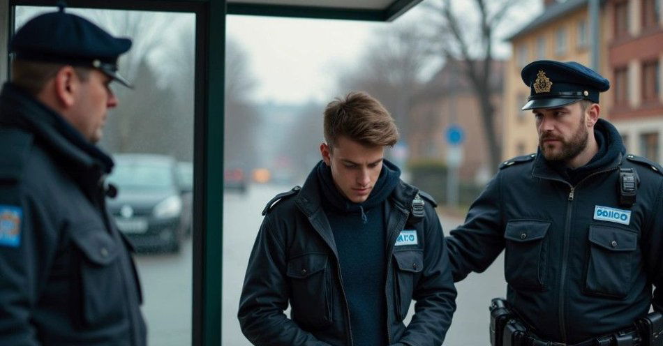 zdjęcie: Młody mężczyzna odpowie za wybicie szyby wiaty przystankowej / TM/ przykładowa ilustracja