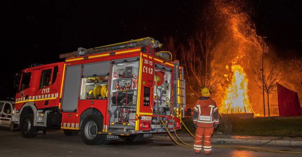 69-latek zginął w pożarze domku na terenie ogródków działkowych