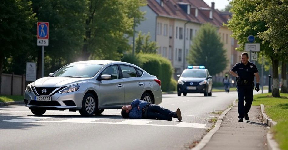 zdjęcie: Potrącenie pieszego na pasach w Żyrardowie / TM/ przykładowa ilustracja