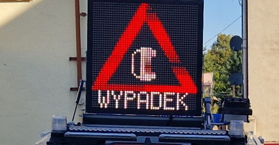 zdjęcie: Groźny wypadek z udziałem motocykla. / fot. KPP w Świeciu