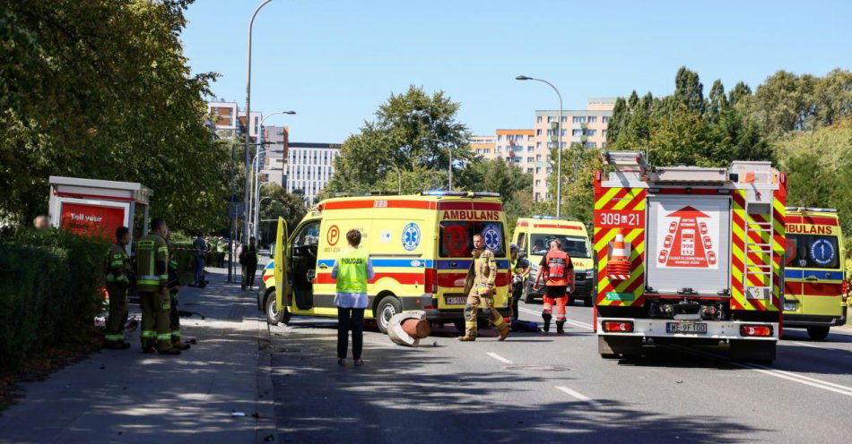 zdjęcie: Policja poszukuje świadków wypadku przy ul. Woronicza / fot. PAP