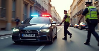 Pościg w powiecie miechowskim: nietrzeźwa kierująca zatrzymana