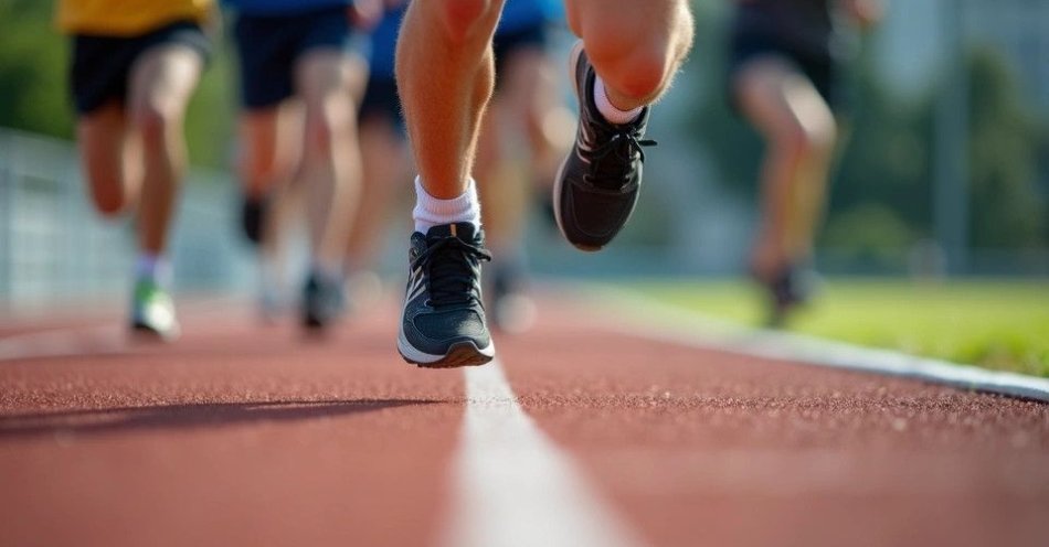 zdjęcie: Młodzi lekkoatleci ze Śląska zdobywają medale na krajowej arenie / Młodzieżowy trening lekkoatletyczny na bieżni sportowej /TMAI