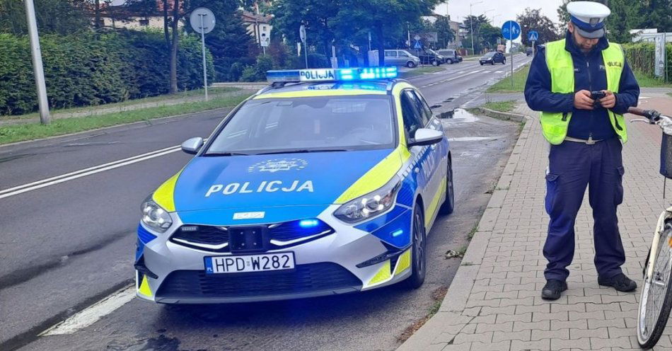 zdjęcie: Jednośladem bezpiecznie przez wakacje / fot. KPP Włodawa