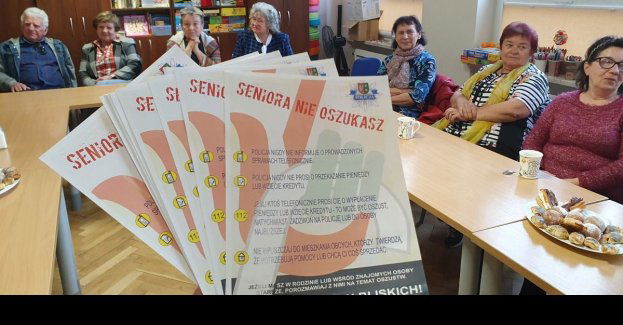 Czujność seniorów- satysfakcją policjantów