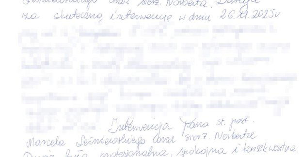 Profesjonalna interwencja policji przywróciła spokój mieszkance