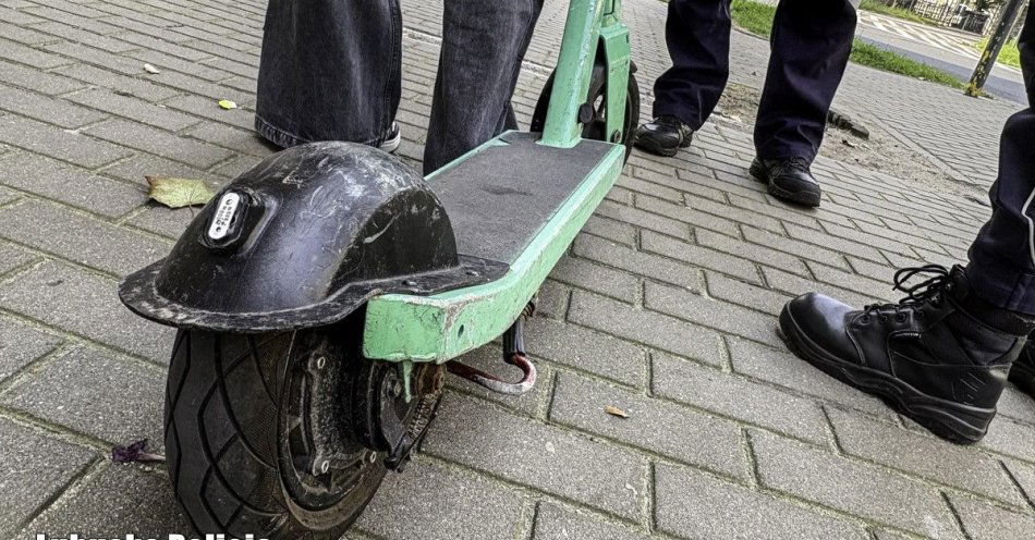 zdjęcie: Nietrzeźwość na hulajnodze kosztuje nawet 2500 zł / fot. KMP Zielona Góra