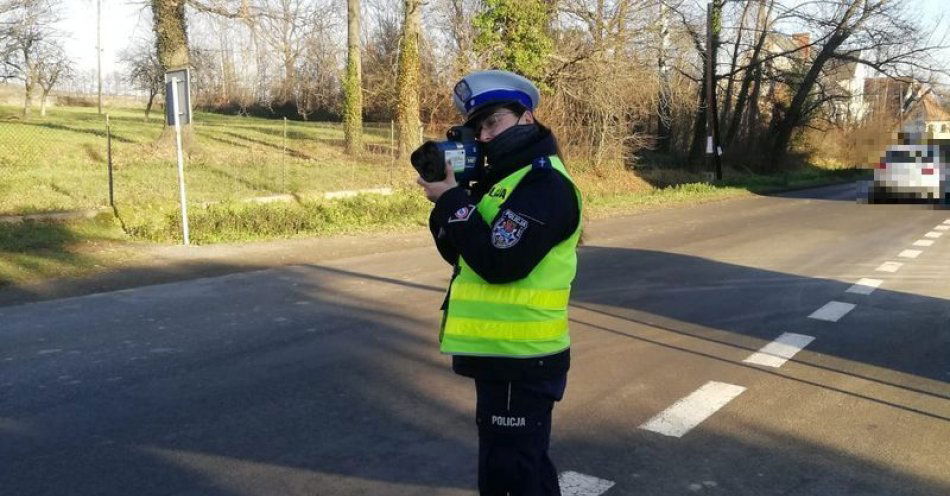 zdjęcie: Trwa akcja Prędkość / fot. KPP w Dzierżonowie