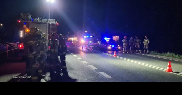 Potrącenie pieszego w Poroninie