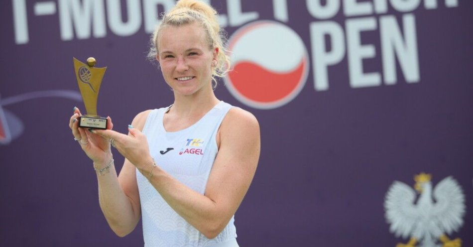 zdjęcie: Turniej WTA w Warszawie - triumf Czeszki Siniakovej / fot. PAP