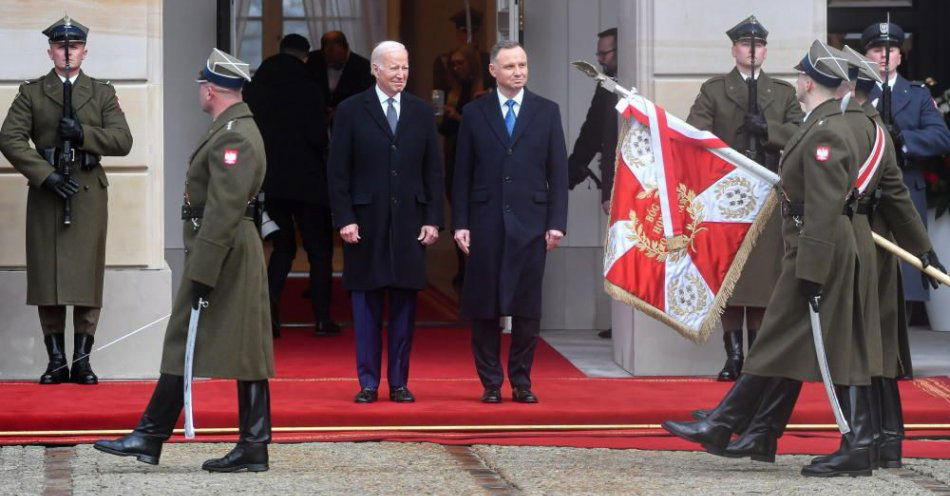 zdjęcie: Prezydent Duda podziękował prezydentowi USA za wizytę w Kijowie / fot. PAP