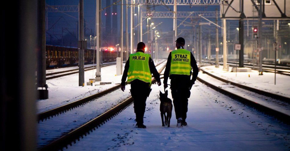 zdjęcie: Wzmożone patrole na kolei w województwie śląskim / fot. KPP w Będzinie