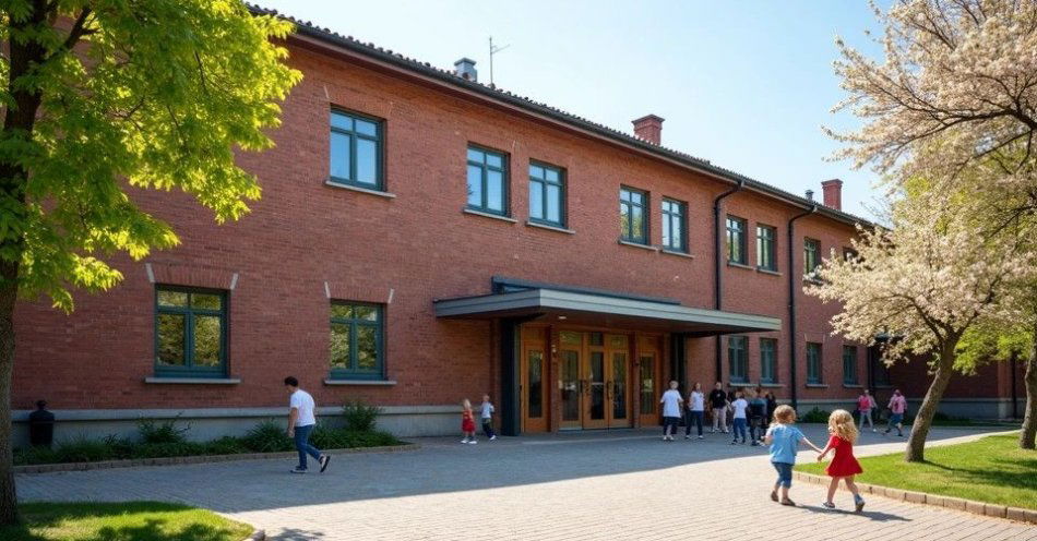 zdjęcie: Szkoła Podstawowa nr 6 w Siedlcach świętuje 110-lecie / Widok szkoły podstawowej /TMAI